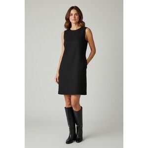 NEW Alfred Sung‎ Black Jacquard Dress Size 8 Sleeveless Career Cocktail LBD